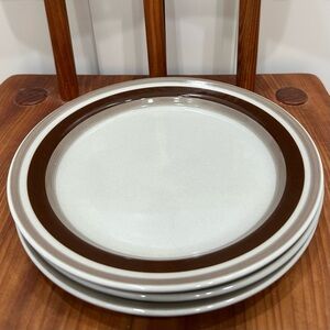 Set of 3 Vintage Arabia Finland Pirtti Salad Plates